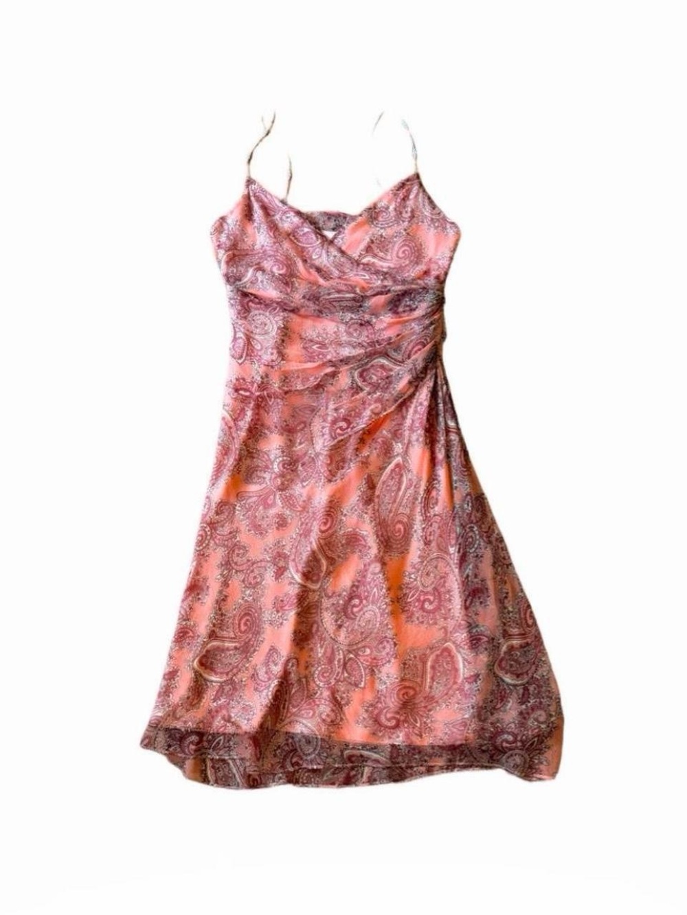 Laundry by Shelli Segal Silk Paisley Midi Dress 12